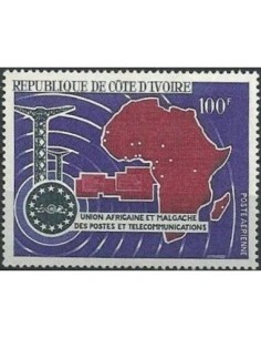 Cote d'ivoire PA N° 38 Obli