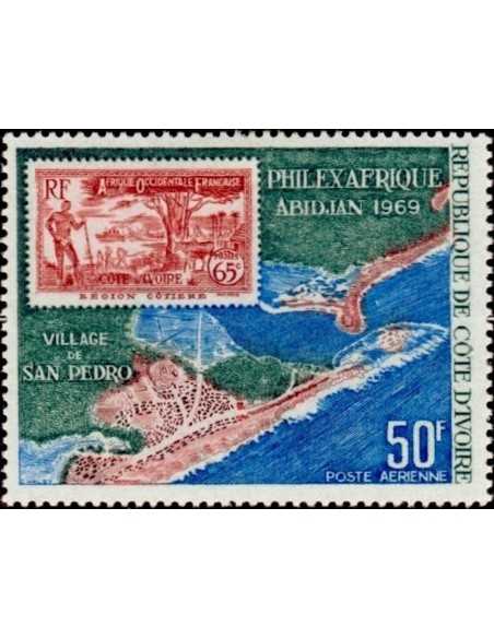 Cote d'ivoire PA N° 42 Obli