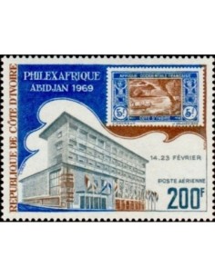 Cote d'ivoire PA N° 44 Obli