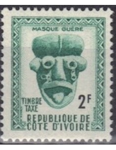 Cote d'ivoire TA N° 20 Obli