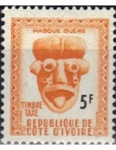 Cote d'ivoire TA N° 21 Obli