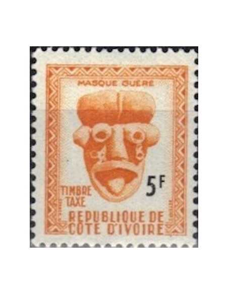 Cote d'ivoire TA N° 21 Obli