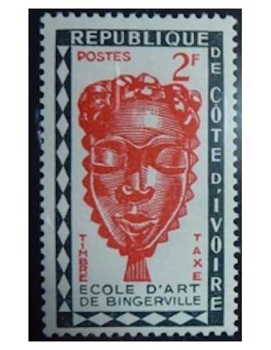 Cote d'ivoire TA N° 25 Obli