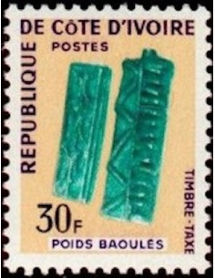 Cote d'ivoire TA N° 33 Obli