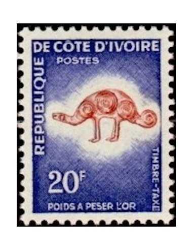 Cote d'ivoire TA N° 34 Obli