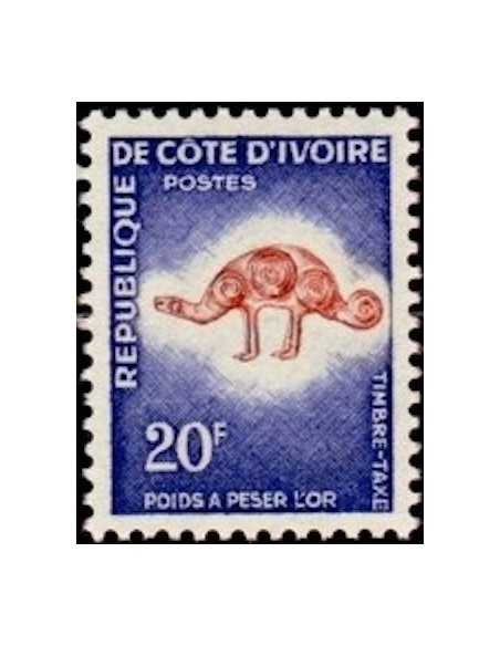 Cote d'ivoire TA N° 34 Obli