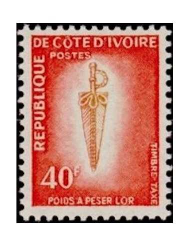Cote d'ivoire TA N° 35 Obli