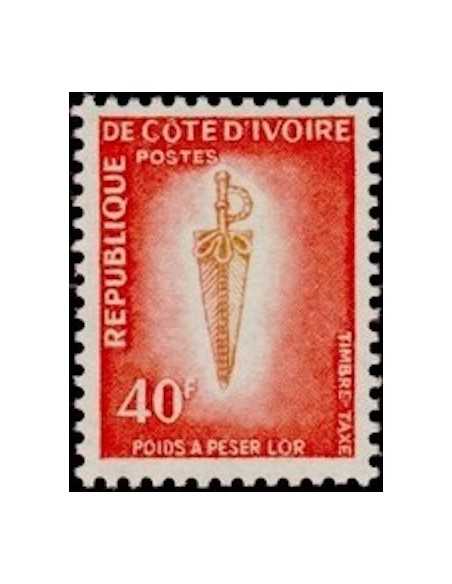 Cote d'ivoire TA N° 35 Obli