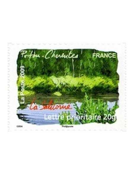 Timbre Poste Autoadhesif Obli N° 0308 philatelie foxtimbre