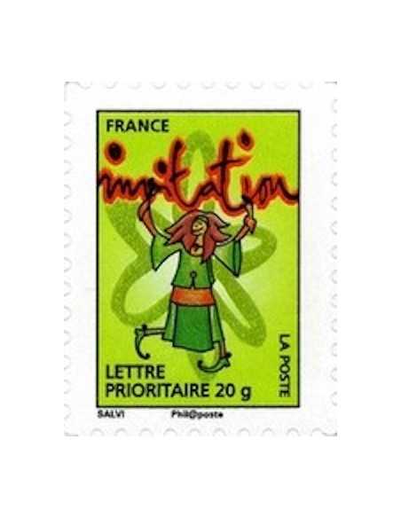 Timbre Poste Autoadhesif Obli N° 0341 philatelie foxtimbre