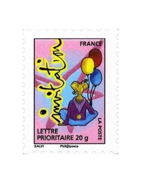 Timbre Poste Autoadhesif Obli N° 0342 philatelie foxtimbre