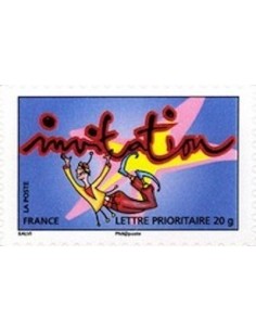 Timbre Poste Autoadhesif Obli N° 0348 philatelie foxtimbre