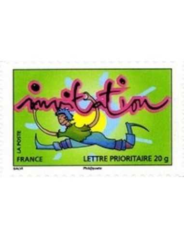 Timbre Poste Autoadhesif Obli N° 0351 philatelie foxtimbre