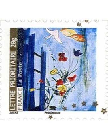 Timbre Poste Autoadhesif Obli N° 0372 philatelie foxtimbre