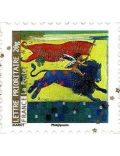 Timbre Poste Autoadhesif Obli N° 0376 philatelie foxtimbre