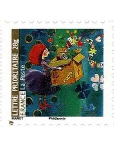 Timbre Poste Autoadhesif Obli N° 0385 philatelie foxtimbre