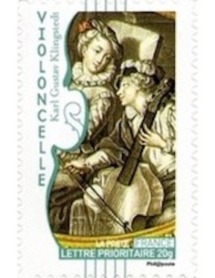 Timbre Poste Autoadhesif Obli N° 0392 philatelie foxtimbre