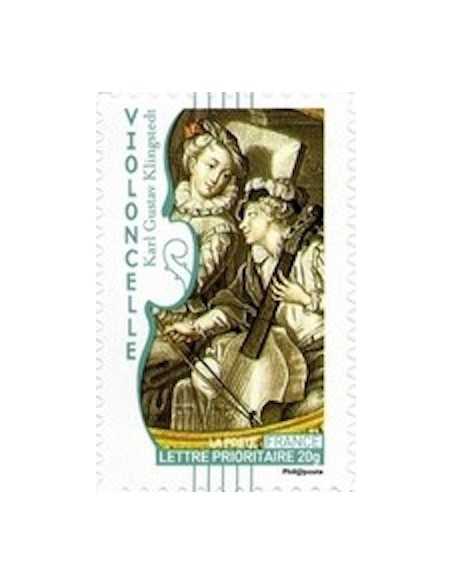 Timbre Poste Autoadhesif Obli N° 0392 philatelie foxtimbre