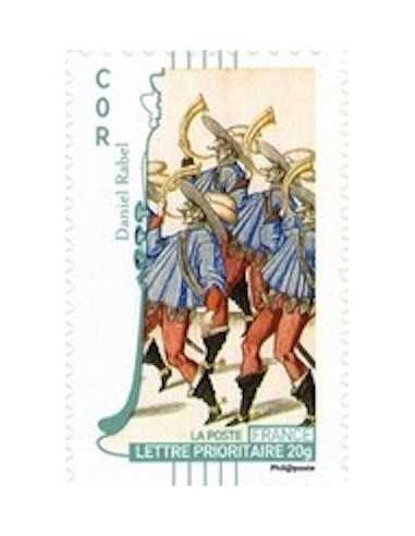 Timbre Poste Autoadhesif Obli N° 0394 philatelie foxtimbre