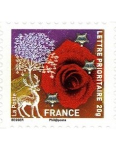 Timbre Poste Autoadhesif Obli N° 0498 philatelie foxtimbre