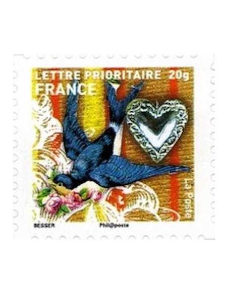 Timbre Poste Autoadhesif Obli N° 0499 philatelie foxtimbre