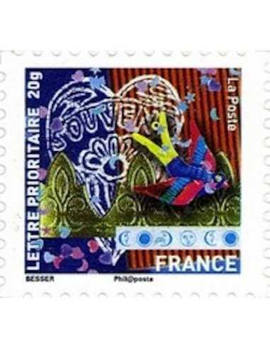 Timbre Poste Autoadhesif Obli N° 0503 philatelie foxtimbre