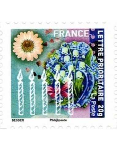 Timbre Poste Autoadhesif Obli N° 0506 philatelie foxtimbre