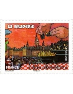 Timbre Poste Autoadhesif Obli N° 0568 philatelie foxtimbre