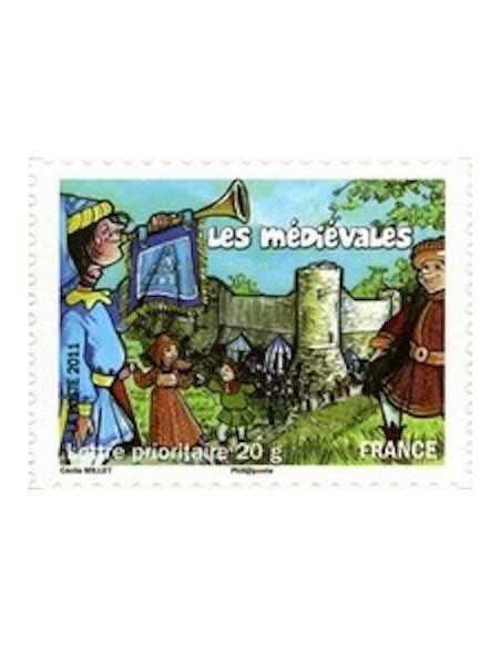 Timbre Poste Autoadhesif Obli N° 0569 philatelie foxtimbre