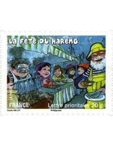 Timbre Poste Autoadhesif Obli N° 0571 philatelie foxtimbre