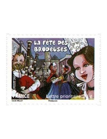Timbre Poste Autoadhesif Obli N° 0572 philatelie foxtimbre