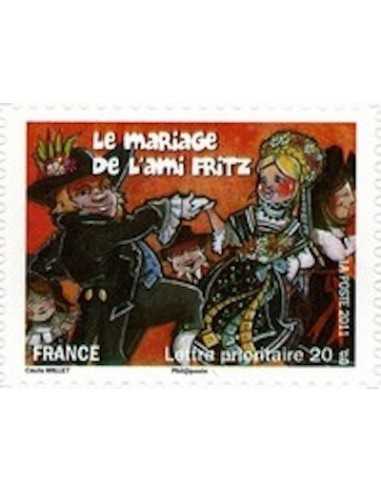 Timbre Poste Autoadhesif Obli N° 0579 philatelie foxtimbre