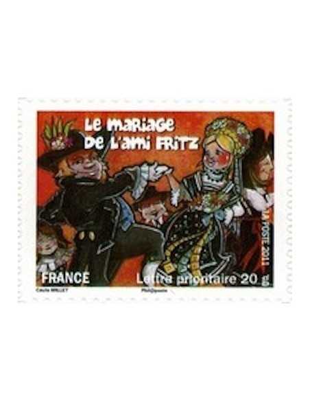 Timbre Poste Autoadhesif Obli N° 0579 philatelie foxtimbre