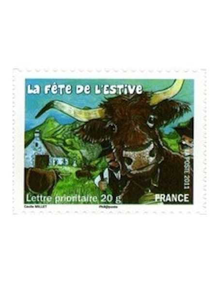 Timbre Poste Autoadhesif Obli N° 0582 philatelie foxtimbre