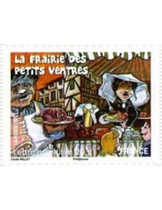 Timbre Poste Autoadhesif Obli N° 0585 philatelie foxtimbre