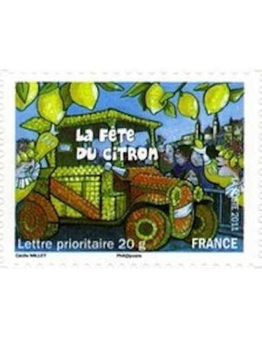 Timbre Poste Autoadhesif Obli N° 0586 philatelie foxtimbre