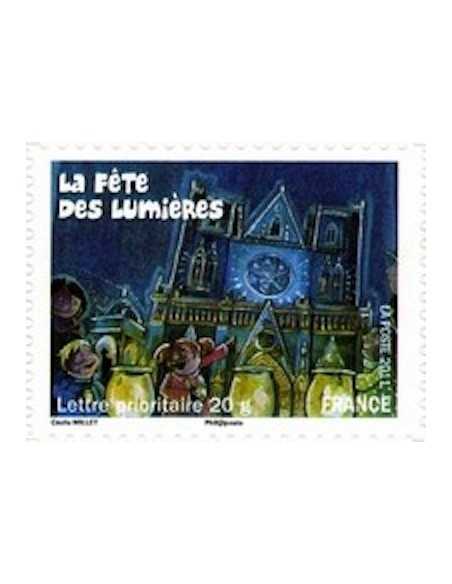 Timbre Poste Autoadhesif Obli N° 0587 philatelie foxtimbre