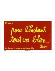 Timbre Poste Autoadhesif Obli N° 0614 philatelie foxtimbre