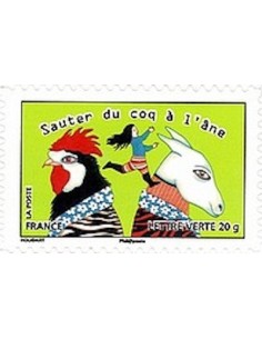 Timbre Poste Autoadhesif Obli N° 0796 philatelie foxtimbre