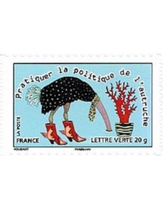 Timbre Poste Autoadhesif Obli N° 0800 philatelie foxtimbre