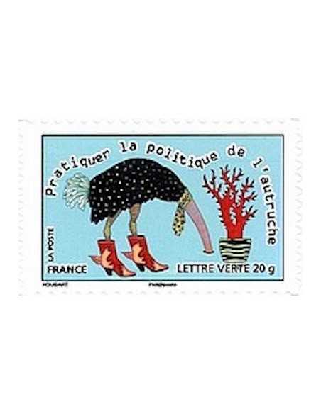 Timbre Poste Autoadhesif Obli N° 0800 philatelie foxtimbre