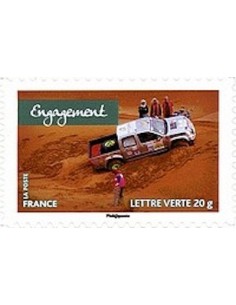 Timbre Poste Autoadhesif Obli N° 0808 philatelie foxtimbre