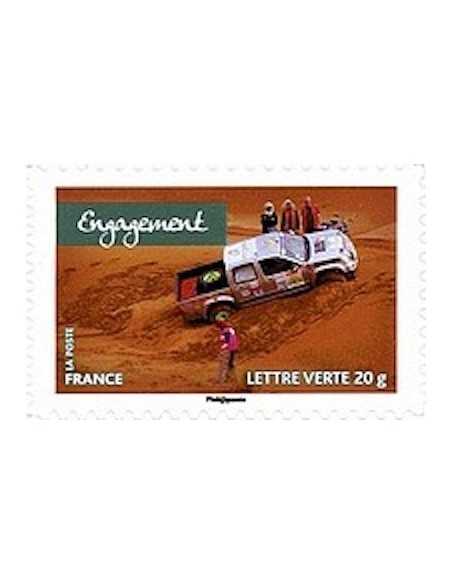 Timbre Poste Autoadhesif Obli N° 0808 philatelie foxtimbre