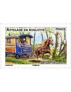 Timbre Poste Autoadhesif Obli N° 0820 philatelie foxtimbre