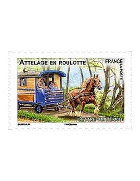 Timbre Poste Autoadhesif Obli N° 0820 philatelie foxtimbre