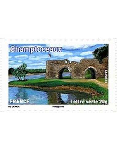 Timbre Poste Autoadhesif Obli N° 0845 philatelie foxtimbre