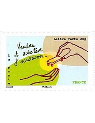 Timbre Poste Autoadhesif Obli N° 0965 philatelie foxtimbre