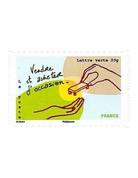 Timbre Poste Autoadhesif Obli N° 0965 philatelie foxtimbre