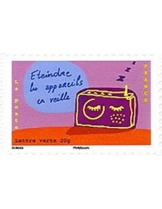 Timbre Poste Autoadhesif Obli N° 0966 philatelie foxtimbre