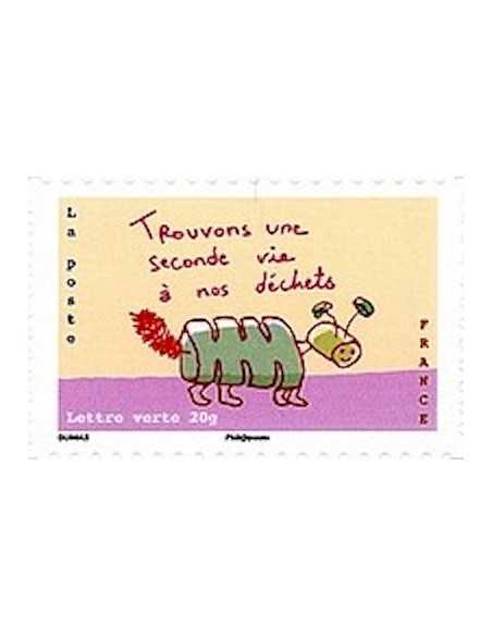 Timbre Poste Autoadhesif Obli N° 0976 philatelie foxtimbre